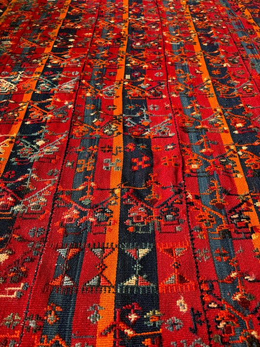 Antique Rare Caucasian Verneh Kilim – Bright Colors and Exceptional Craftsmanship