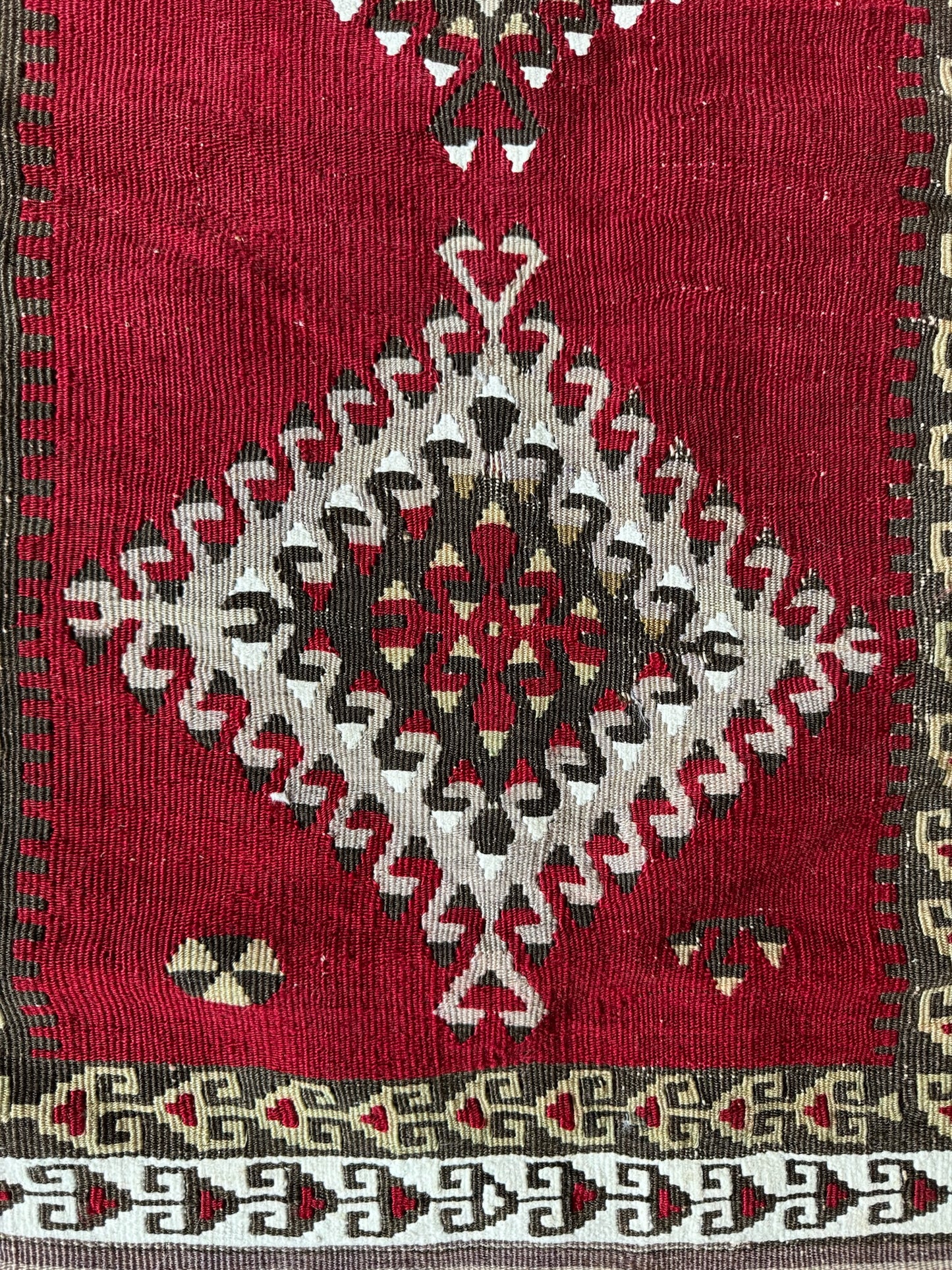 Antique Kirsehir Kilim Pillow – Authentic Charm