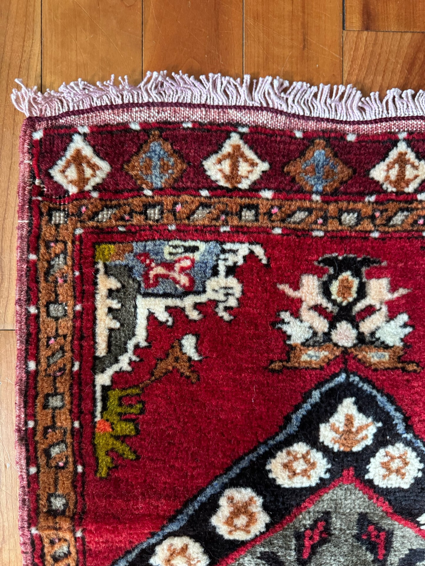 One-of-a-Kind Kirsehir Anatolian Antique Handwoven Rug Pair 1