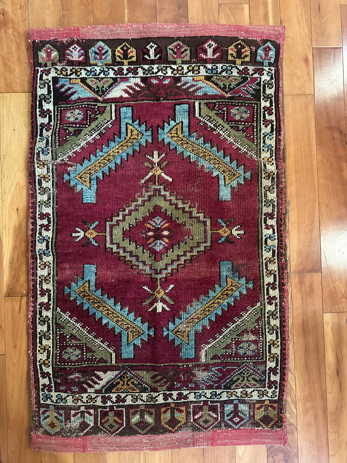 Antique Small Anatolian Rug