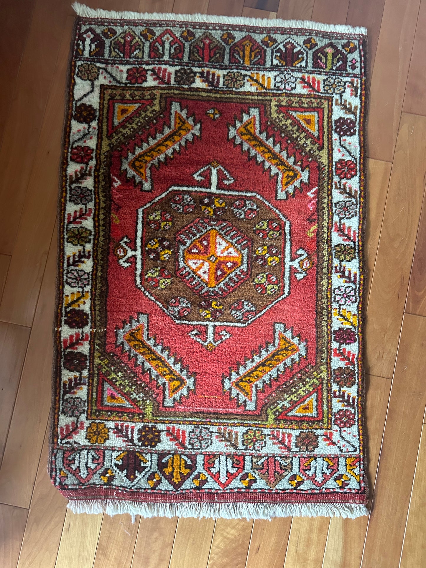 Rare Matching Pair of Kirsehir Anatolian Handwoven Rugs 1